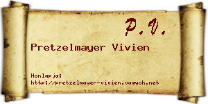 Pretzelmayer Vivien névjegykártya